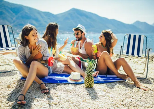 Un week-end à la plage